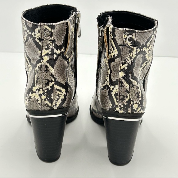 Sam Edelman Cal Ankle Boot Womens US SIze 9M Snake Print Point Toe Zip Festival - Picture 5 of 12
